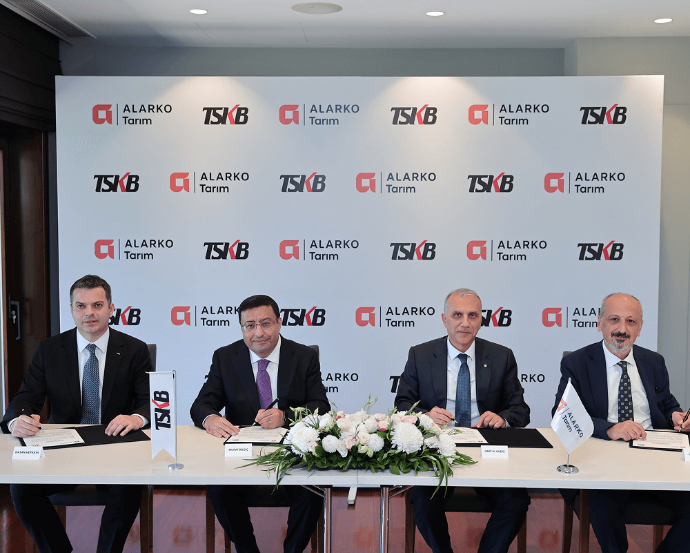 TSKB ve Alarko Tarım Jeotermal Modern Sera Yatırımı İçin 80 Milyon Euroluk Kredi Sözleşmesi İmzaladı